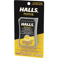 Minis No Sugar Added Honey Lemon Flavour Cough Drops