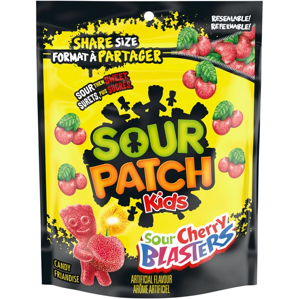 Sour Patch Kids, Cherry Blasters, Gummy Candy, Sour Candy, Sharing Size