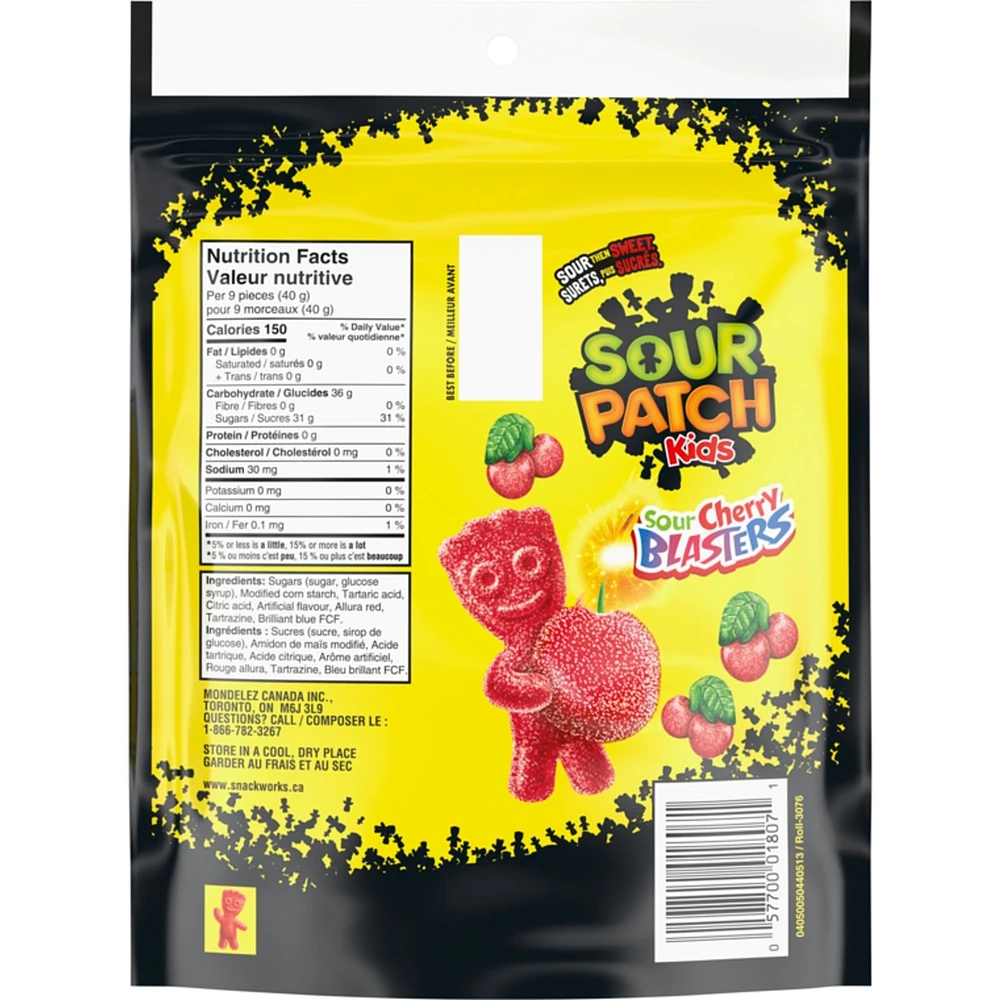 Sour Patch Kids, Cherry Blasters, Gummy Candy, Sour Candy, Sharing Size