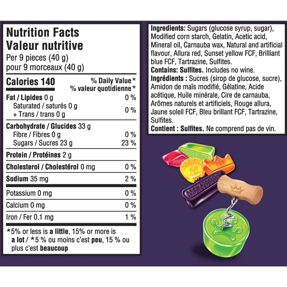 Wine Gums Candy, Gummy Candy, Sharing Size