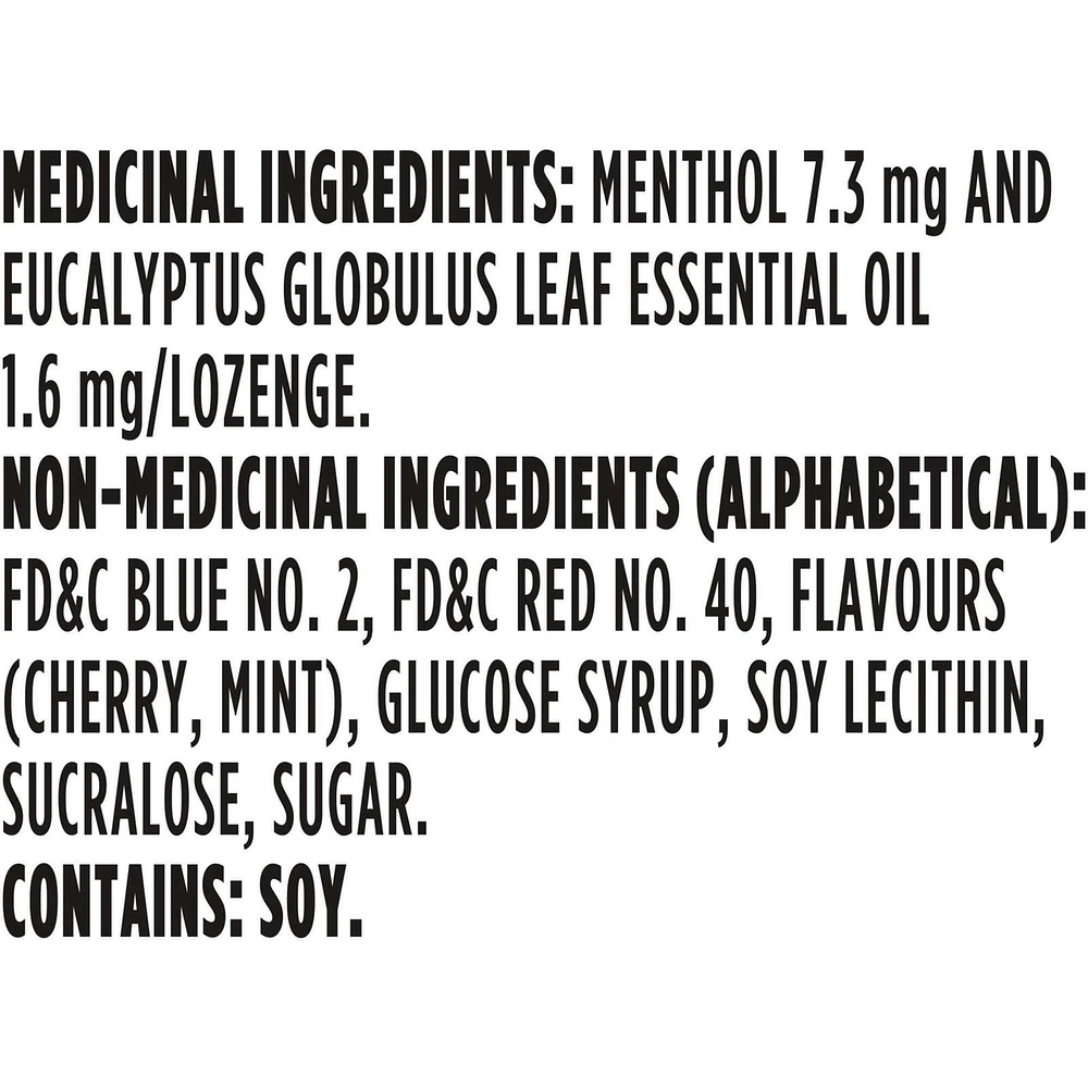 Halls Relief Mentho-lyptus Cherry Flavour