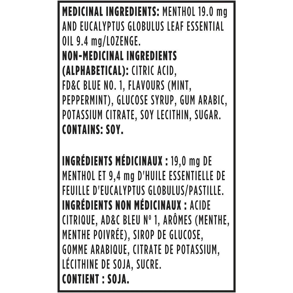 Halls Relief Mentho-lyptus Extra Strong Menthol, 4 x 9 Cough Drops Multipack