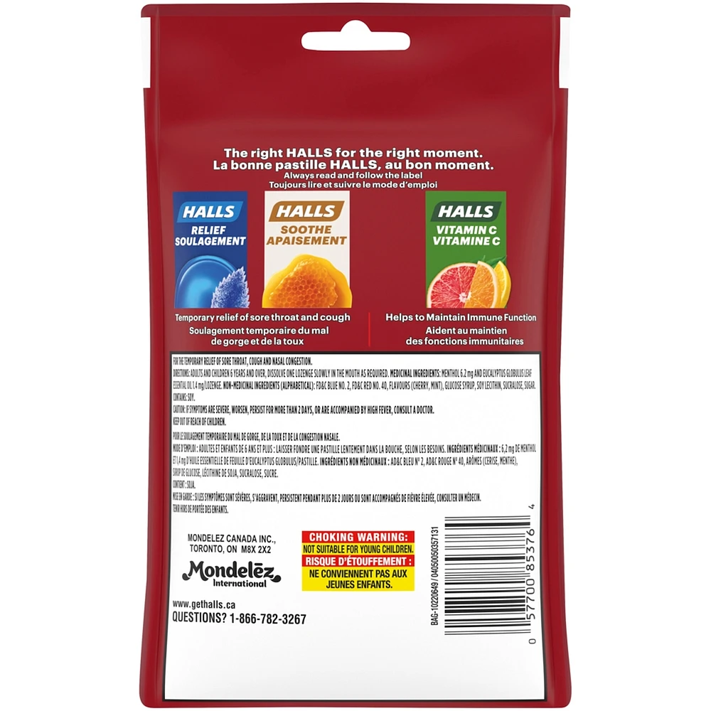 Halls Relief Mentho-lyptus Cherry Flavour