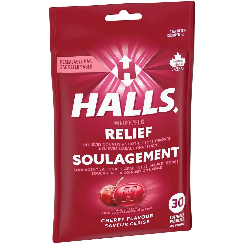 Halls Relief Mentho-lyptus Cherry Flavour
