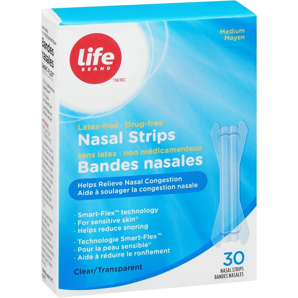 Nasal Strips Clear Medium