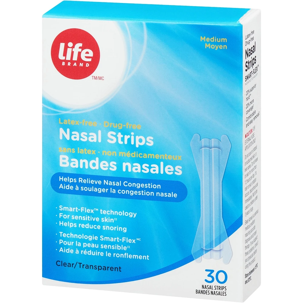 Nasal Strips Clear Medium