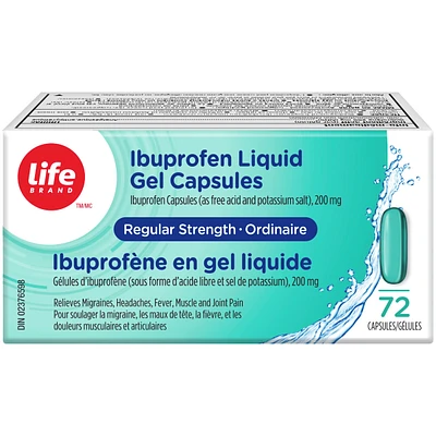 Ibuprofène en gel liquide