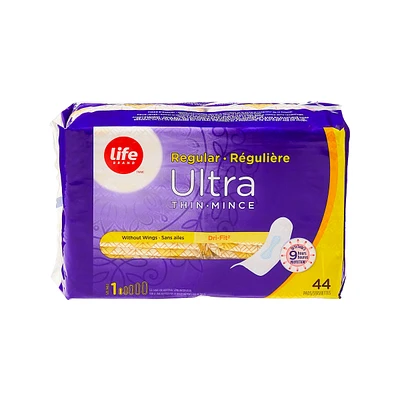 Life Ultra minces régulières Sans ailes 44