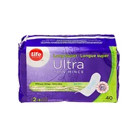 Life Ultra minces longues Sans ailes 40