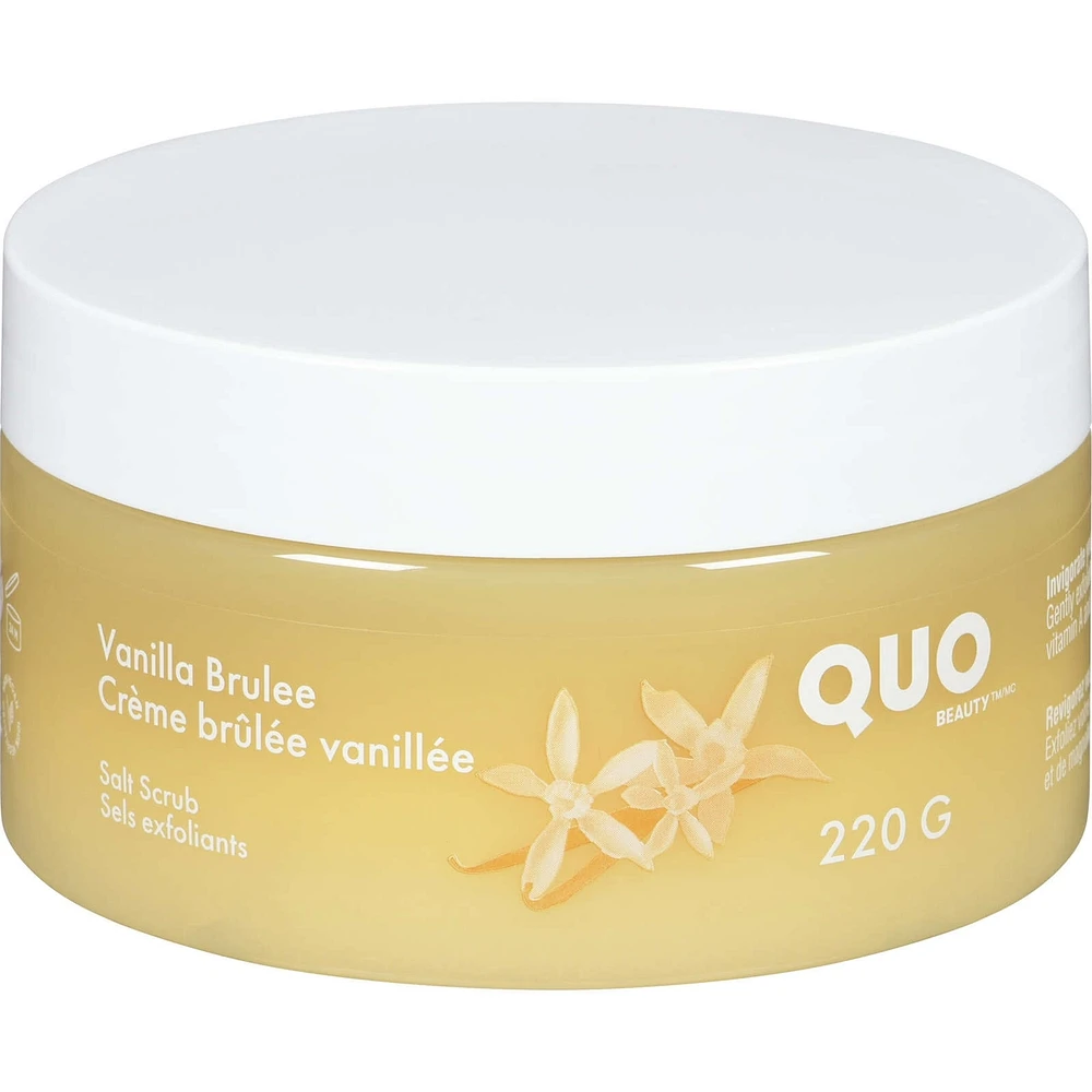 Vanilla Brulee Salt Scrub