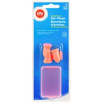 Shaped foam ear plugs