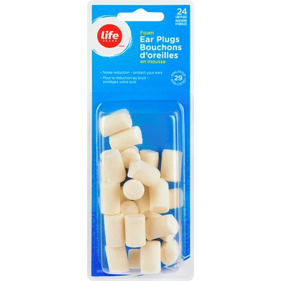 Foam ear plugs
