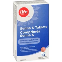 Senna S Tablets Laxative Plus Softener