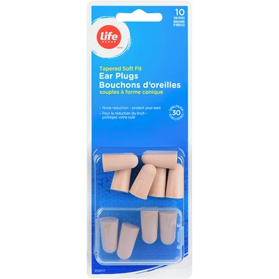 Bouchons d’oreilles souples à forme conique