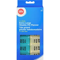 Extra-Large Twice Daily Weekly Pill and Vitamin Planner