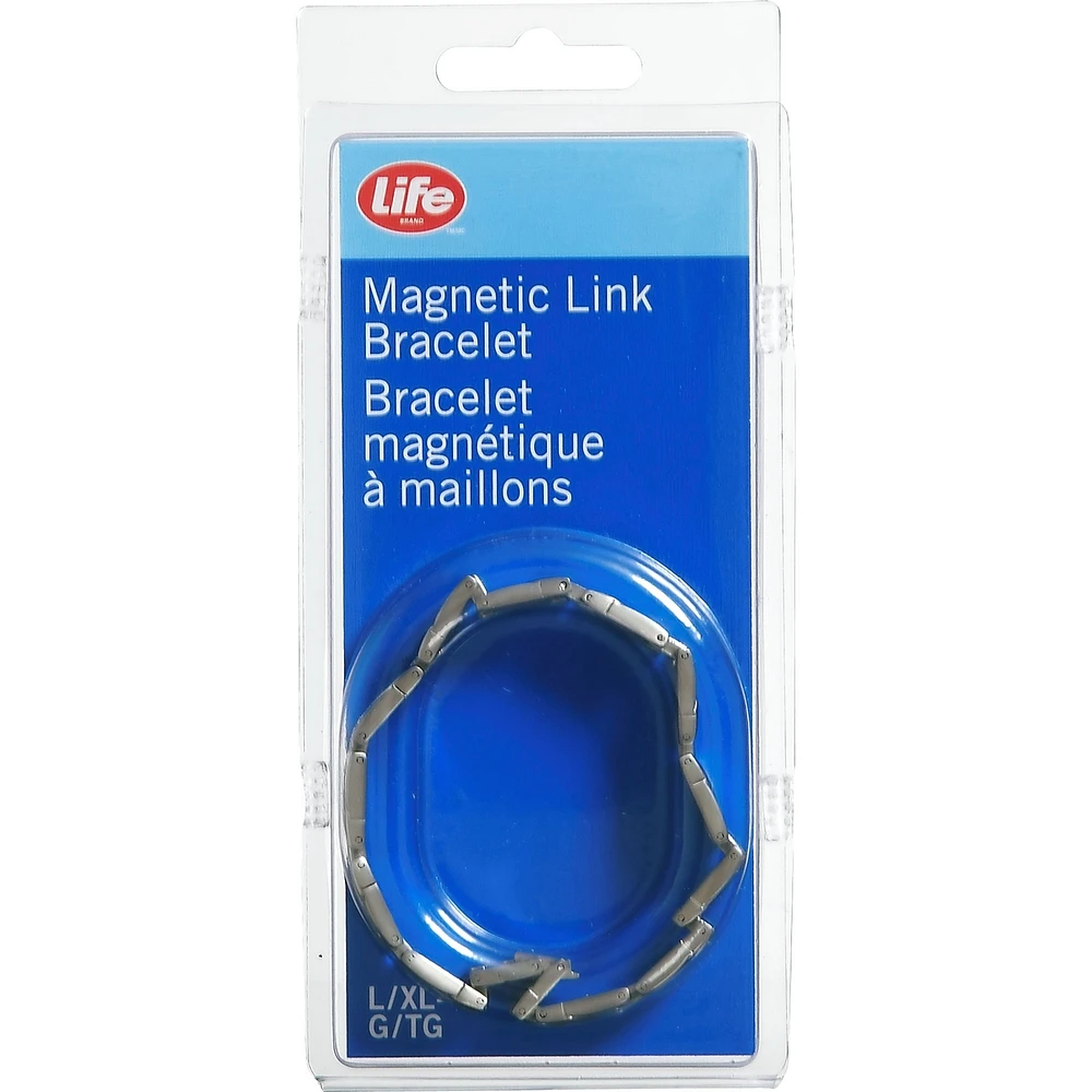 Magnetic link bracelet, L/XL