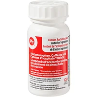 Comprimés d’acétaminophène, de caféine et de phosphate de codéine