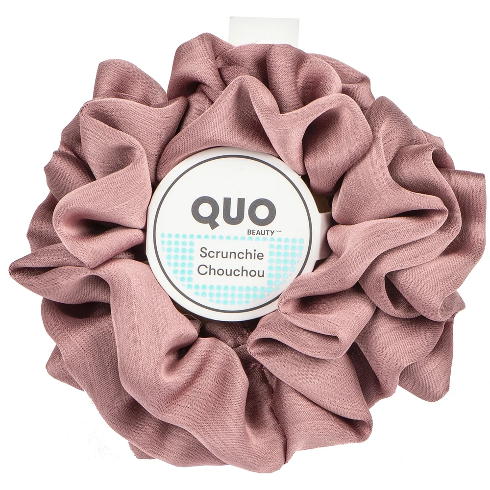 Large Satin Blush Scrunchie