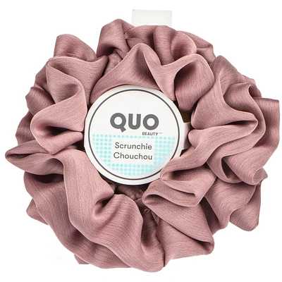 Large Satin Blush Scrunchie