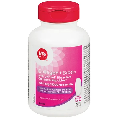 Collagen + Biotin
2500mcg/5000mcg