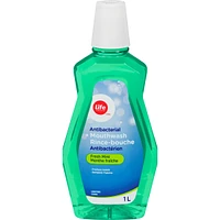LIFE BRAND ANTISEPTIC MOUTHWASH FRESH MINT