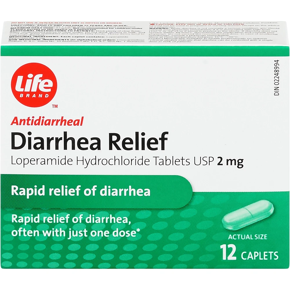 DIARRHEA RELIEF Loperamide Hydrochloride Tablets, USP