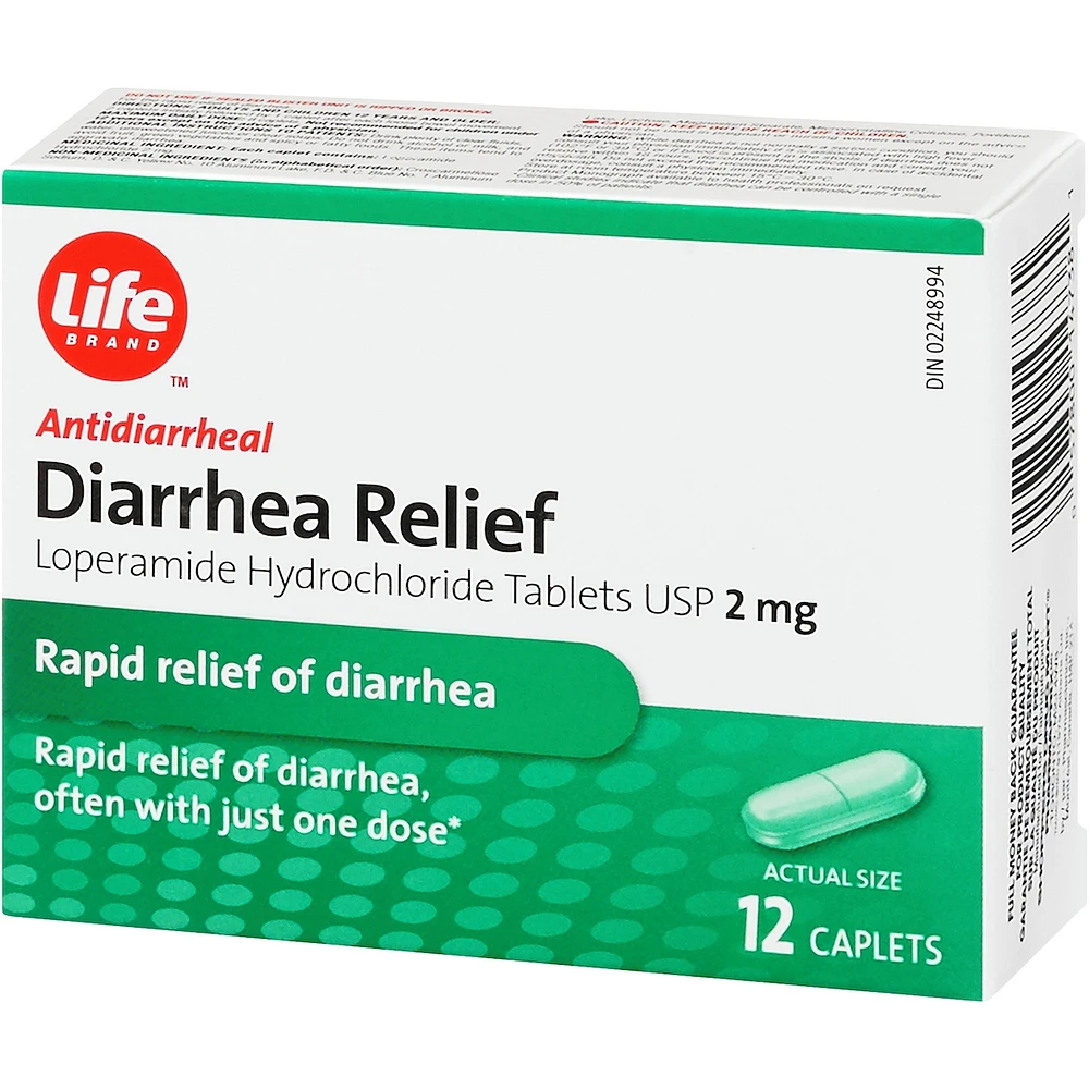 DIARRHEA RELIEF Loperamide Hydrochloride Tablets, USP