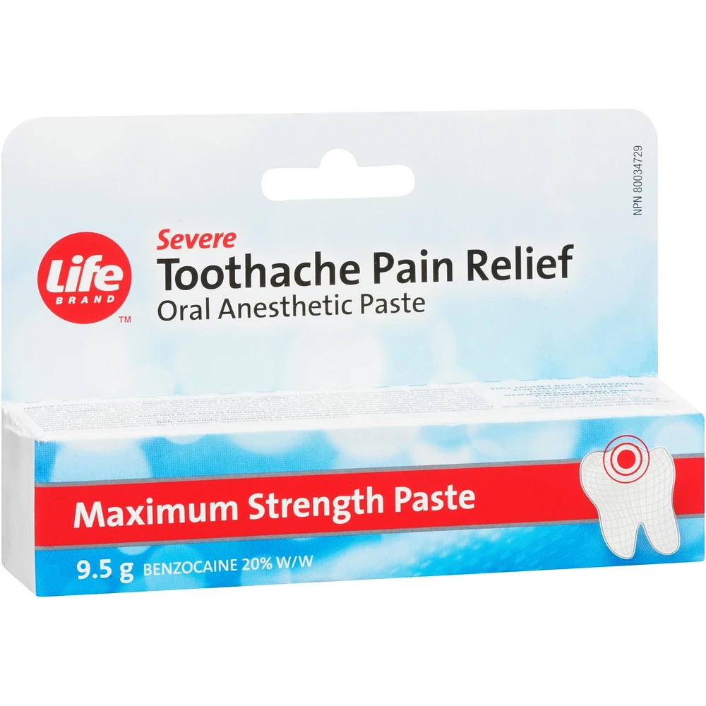 Toothache Pain Relief Maximum Strength Paste