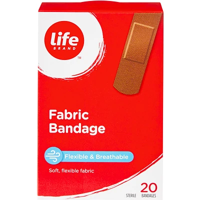 Fabric Bandages Light 20ct
