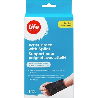 Wrist Brace with Splint One Size