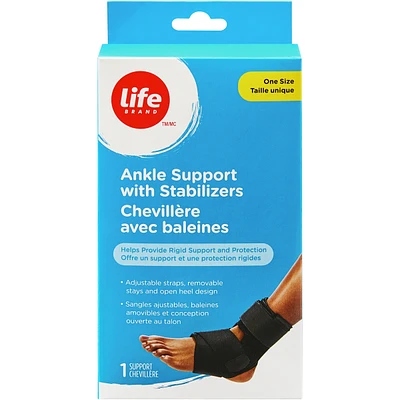 Ankle Support with Stabilizers One Size