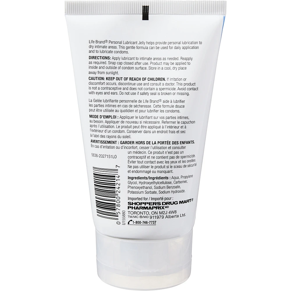 Personal Lubricant Jelly