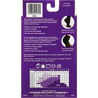 LB Sheer Hosiery Pantyhose Black 15-20 Compression