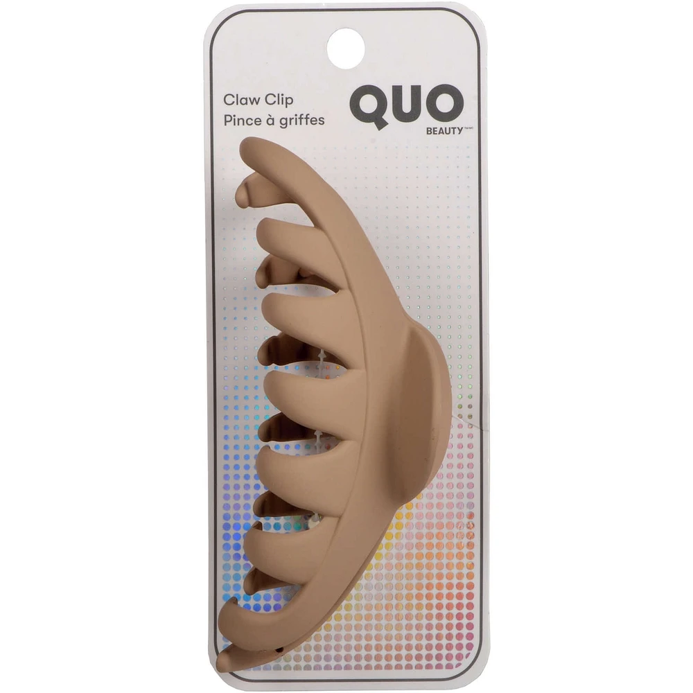 Large Tan Claw Clip