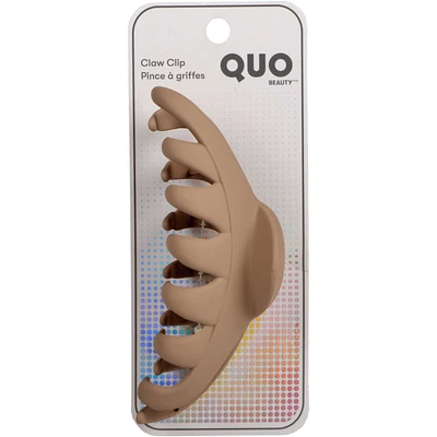 Large Tan Claw Clip