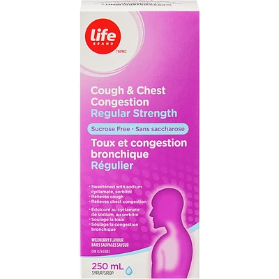 Cough & Chest Congestion Regular Strength