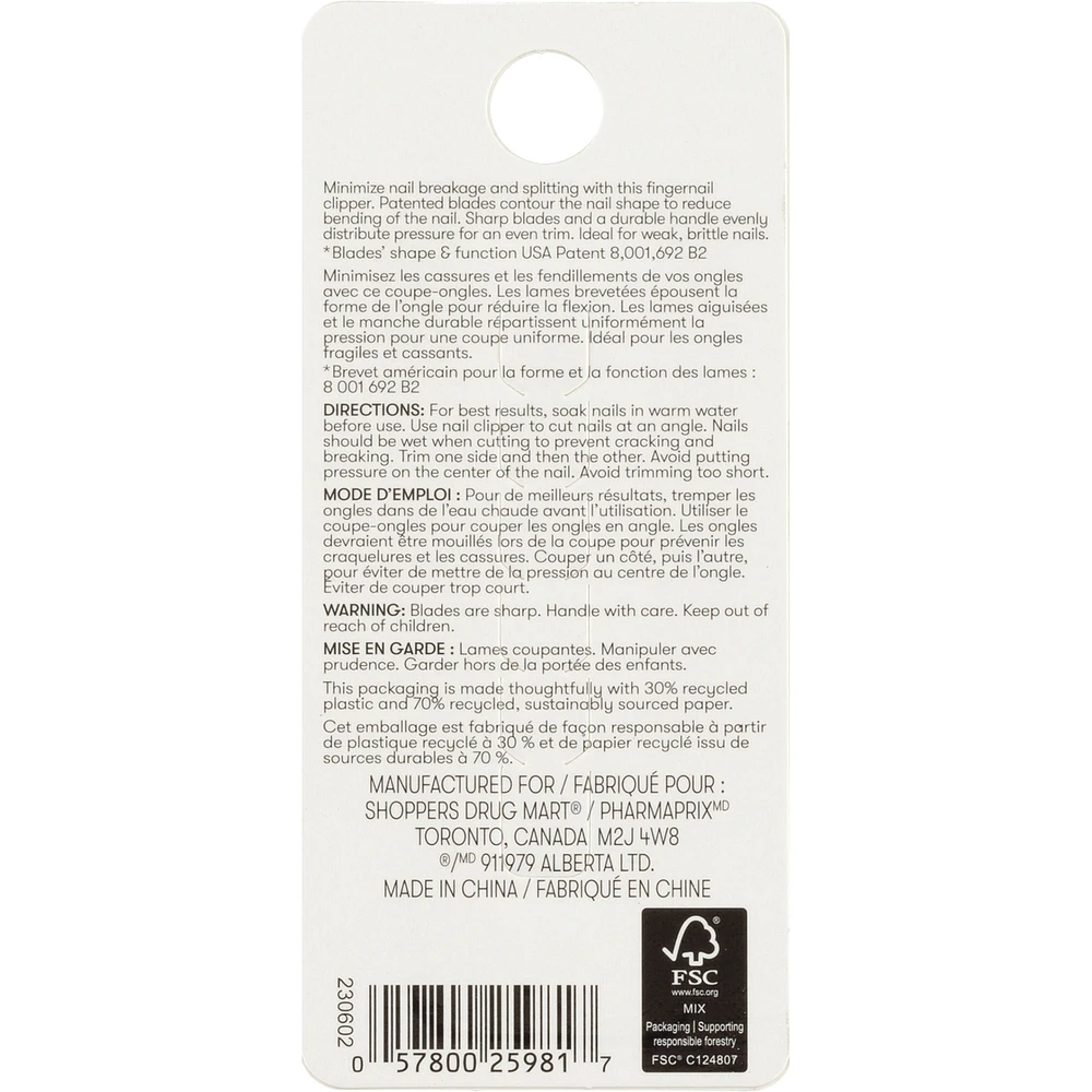 Contour Fingernail Clipper
