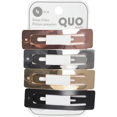 4 Pack Rectangular Snap Clips Large