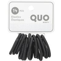 14 Pack Elastics Black