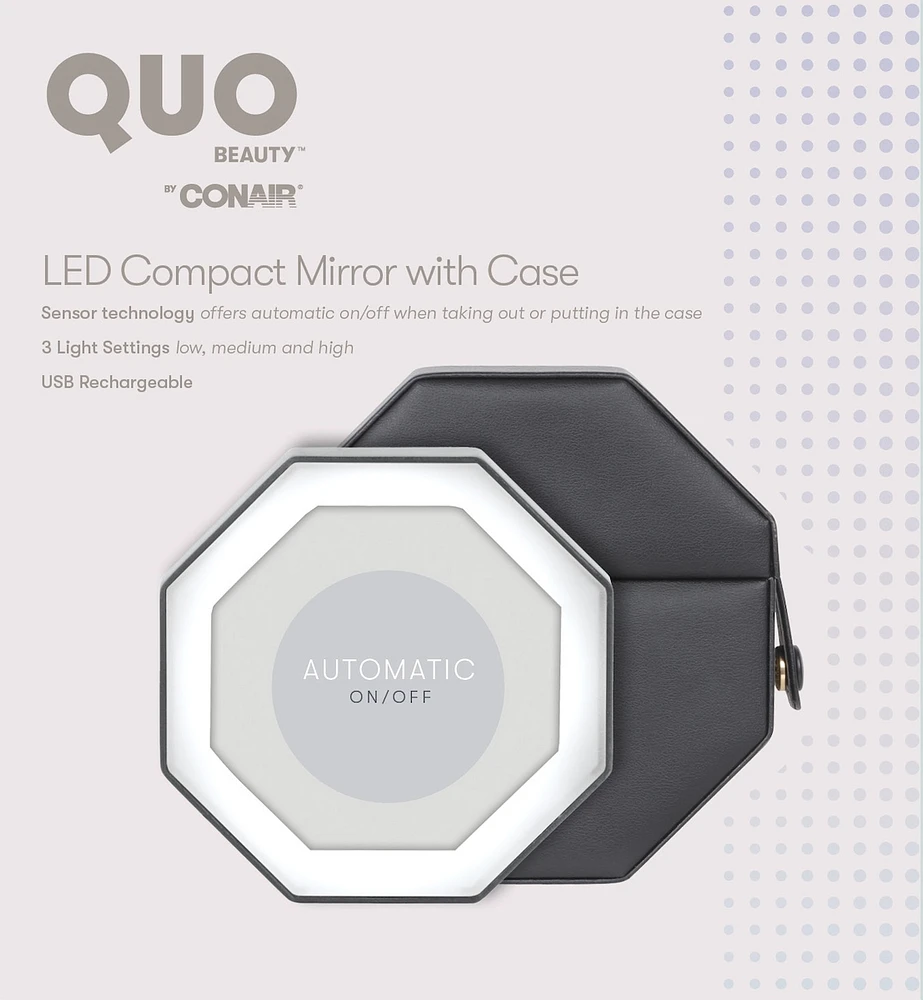 Qb Led Compact Mirror With Case