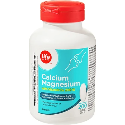Calcium Magnesium with Vitamin D3 200 IU