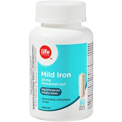 Mild Iron  28 mg  Elemental Iron