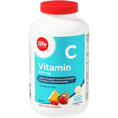 Vitamin C 500 mg Chewable Tablets