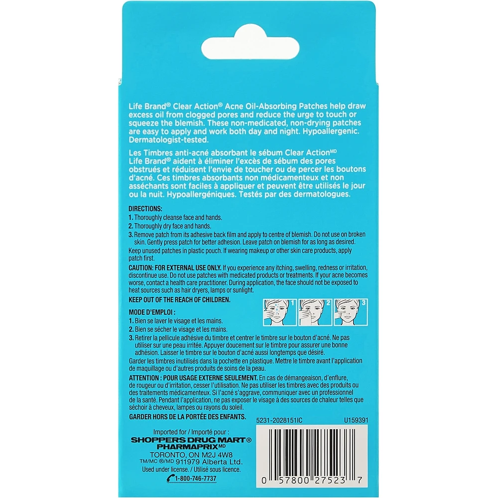 Hydrocolloid Acne Oil-Absorbing Pathces