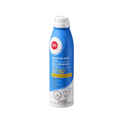 Sensitive Skin Sunscreen Continuous Spray SPF 50+
