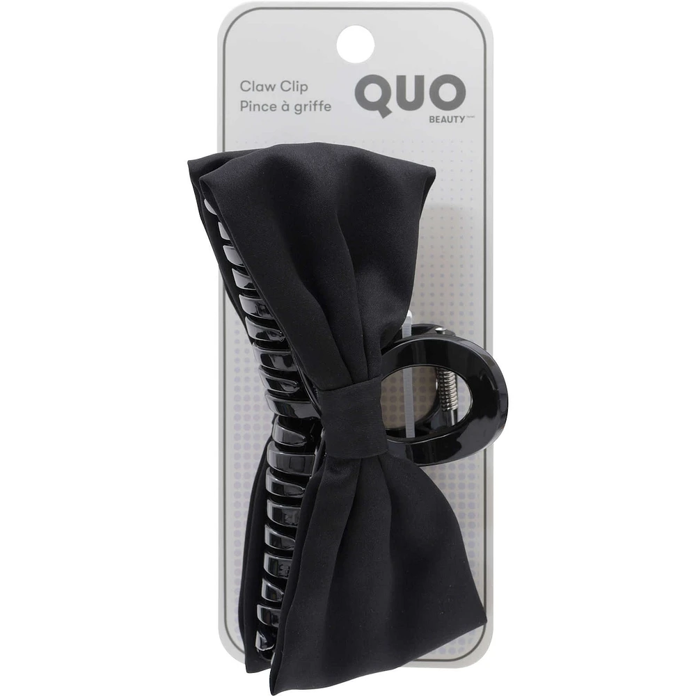Claw Clip Bow Black