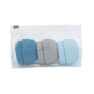 3PC Silicone Stackable Jars 50Ml