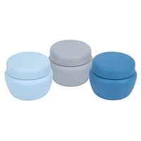 3PC Silicone Stackable Jars 50Ml