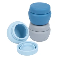 3PC Silicone Stackable Jars 50Ml