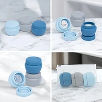 3PC Silicone Stackable Jars 50Ml